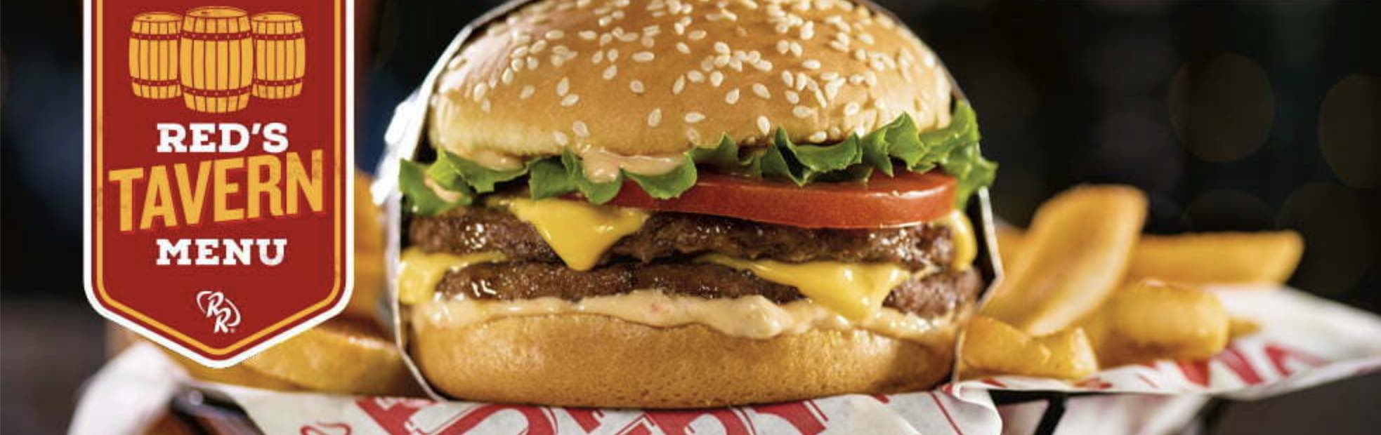 Red Robin Tavern Burgers Menu