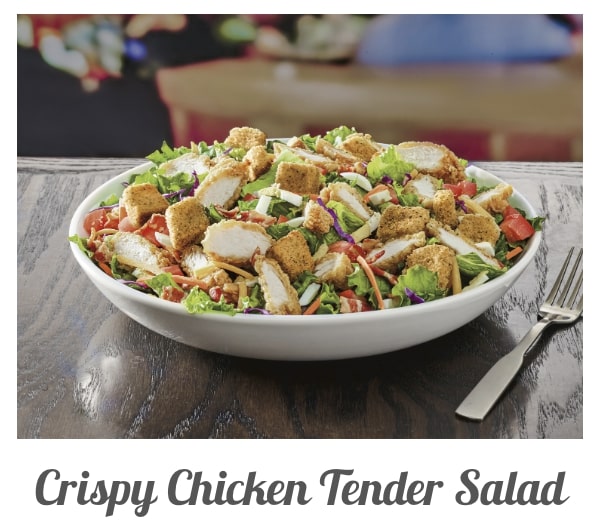 Crispy Chicken Tender Salad