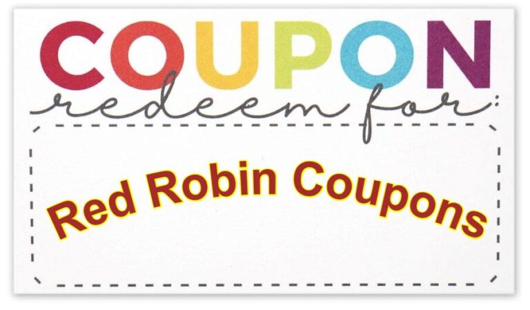 Red Robin Coupons